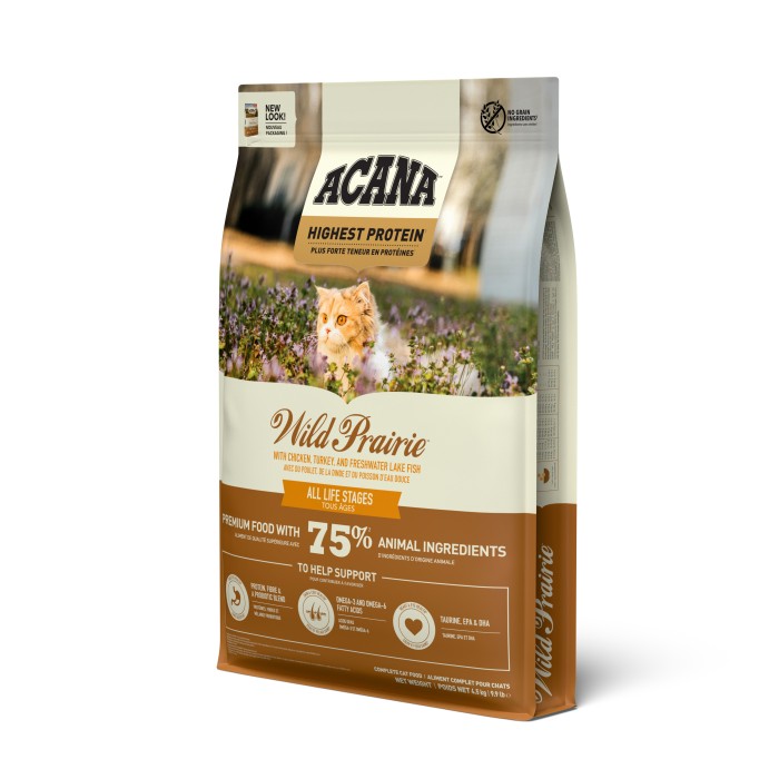 Acana Wild Prairie Cat — сухий корм для кішок та кошенят (птиця) 4.5 кг