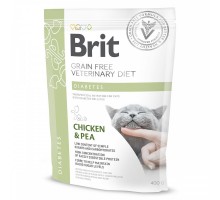 Brit GF Veterinary Diets Cat Diabets. Беззернова дієта при діабеті. Ку..