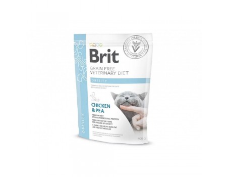 Brit GF Veterinary Diets Cat Obesity. Беззерновая диета при избыточном весе и ожирении  0.4 кг