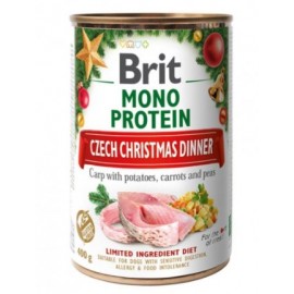 Brit Care Dog Monoprotein Різдвяна консерва для собак Карп та картопля..