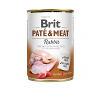 Корм влажный Brit Care Pate and Meat для взрослых собак с кроликом, 40..