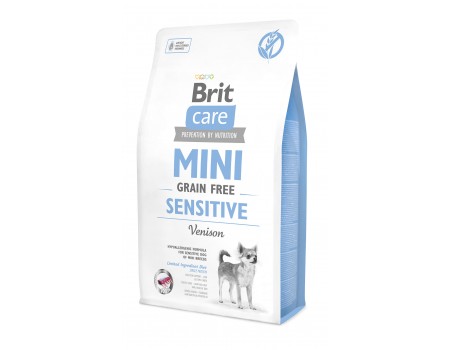 Brit Care GF Mini Sensitive з оленіною для собак мініатюрних порід із чутливим травленням 2 кг