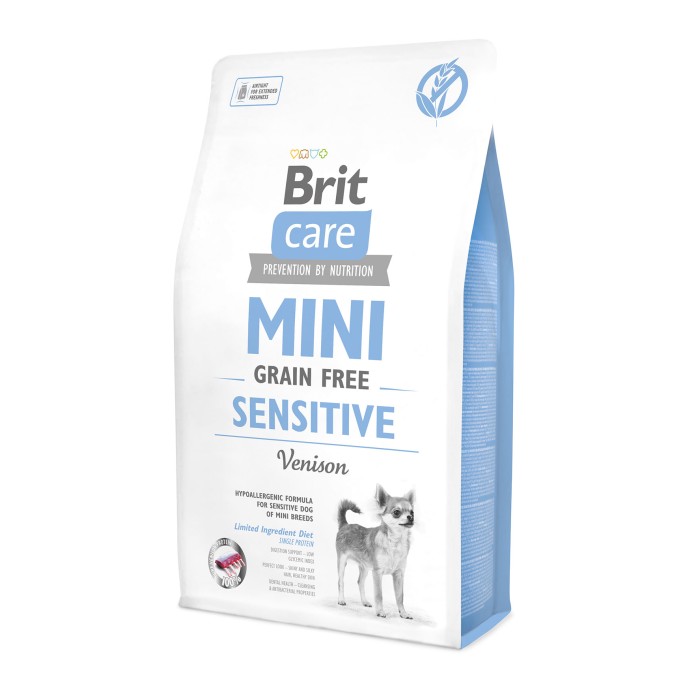 Brit Care GF Mini Sensitive з оленіною для собак мініатюрних порід із чутливим травленням 2 кг