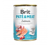 Корм влажный Brit Care Pate and Meat для взрослых собак с лососем, 400..