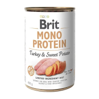 Brit Mono Protein Dog k 400 g для взрослых собак с индейкой и бататом*