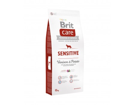 Brit Care Sensitive Venison & Potato Adult гипоаллергенный для собак с олениной и картошкой 12 кг