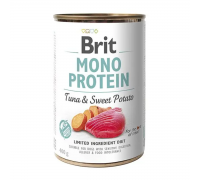 Brit Mono Protein Dog k 400 g для взрослых собак с тунцом и бататом..