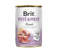 Корм влажный Brit Care Pate and Meat для взрослых собак с ягненком, 40..