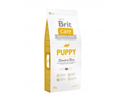 Brit Care Puppy Lamb з ягнятком та рисом для цуценят та молодих собак усіх порід 12 кг