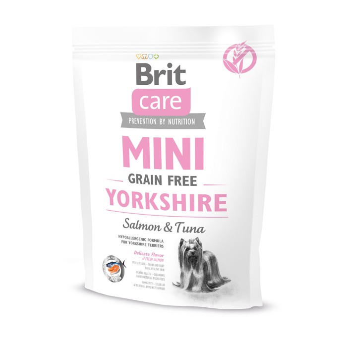 Brit Care GF Mini Yorkshire з лососем та тунцем для йоркширських тер'єрів 400г