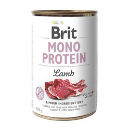 Brit Mono Protein Dog k 400 g для взрослых собак с ягненком..