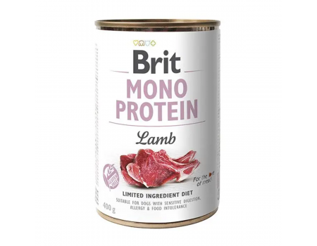 Brit Mono Protein Dog k 400 g для дорослих собак з ягнятком