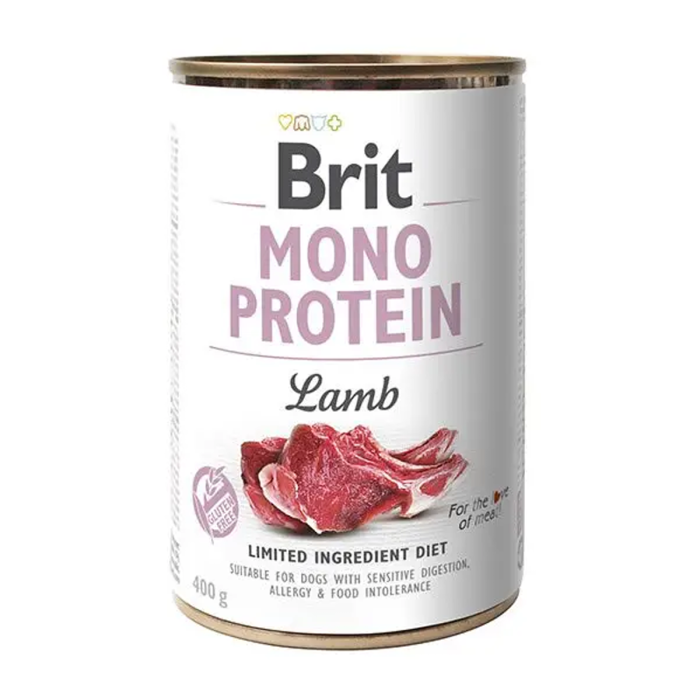 Brit Mono Protein Dog k 400 g для взрослых собак с ягненком