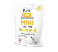 Brit Care GF Mini Hair&Skin із лососем для собак мініатюрних порід з д..