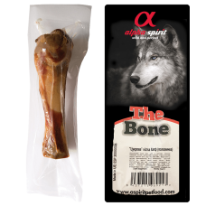 Жевательная кость половинка Alpha Spirit Ham Bone Half для взрослых собак средних и крупных пород, 16 - 17 см