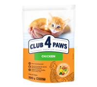 Сухой корм Club 4 Paws (Клуб 4 лапы) ПРЕМИУМ Kittens Chicken, для котя..