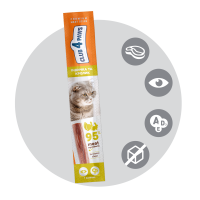 Club 4 Paws (Клуб 4 лапы) PREMIUM  Мясная палочка с индейкой и кроликом для кошек  1шт