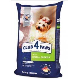 Club 4 Paws (Клуб 4 лапи) ПРЕМІУМ для дорослих собак малих порід 14 кг..