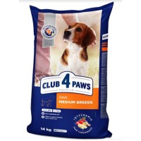 Club 4 Paws (Клуб 4 лапи) ПРЕМІУМ для дорослих собак середніх порід 14 кг