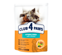 Сухой корм Club 4 Paws (Клуб 4 лапы) ПРЕМИУМ Sterilised Chicken, для с..