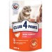 Вологий корм Club 4 Paws (Клуб 4 лапи) Premium для котів, з індичкою в желе, 100 г