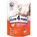 Влажный корм Club 4 Paws (Клуб 4 лапы) Premium для котят, с индейкой в желе, 80 г