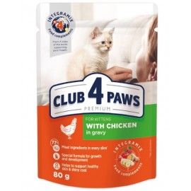 Club 4 Paws (Клуб 4 лапы) Премиум для котят 