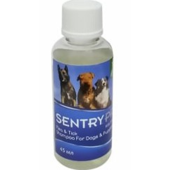 Sentry PRO Ginger СЕНТРИ ПРО ИМБИРЬ шампунь от блох и клещей для собак и щенков , 0.005 л.