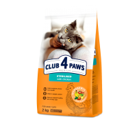 Сухой корм Club 4 Paws (Клуб 4 лапы) ПРЕМИУМ Sterilised Chicken, для с..