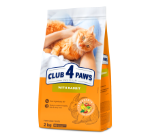 Сухой корм Club 4 Paws (Клуб 4 лапы) ПРЕМИУМ Rabbit, для взрослых коше..