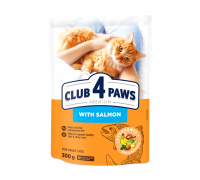 Сухий корм Club 4 Paws (Клуб 4 лапи) ПРЕМІУМ Salmon, для дорослих коті..