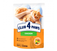 Сухий корм Club 4 Paws (Клуб 4 лапи) ПРЕМІУМ Chicken, для дорослих кот..