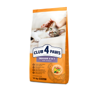 Сухий корм Club 4 Paws (Клуб 4 лапи) INDOOR 