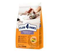 Сухой корм Club 4 Paws (Клуб 4 лапы)  для кошек, обитающих в помещении..