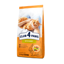 Сухий корм Club 4 Paws (Клуб 4 лапи) ПРЕМІУМ Rabbit, для дорослих коті..