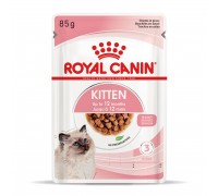 Влажный корм для котят ROYAL CANIN KITTEN IN GRAVY 0.085 кг ..