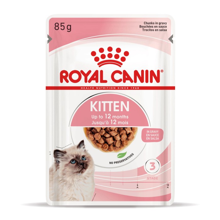 Вологий корм для кошенят ROYAL CANIN KITTEN IN GRAVY 0.085 кг 