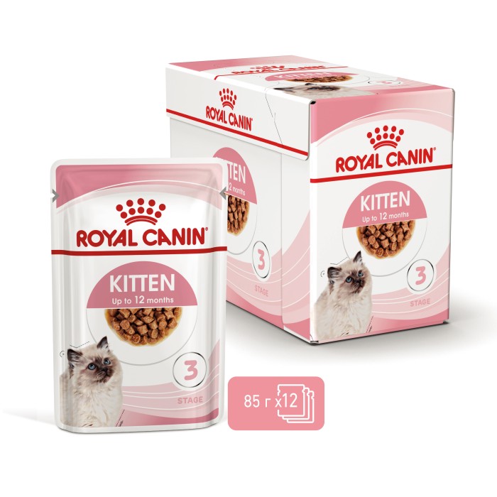 Вологий корм для кошенят ROYAL CANIN KITTEN IN GRAVY 0.085 кг 