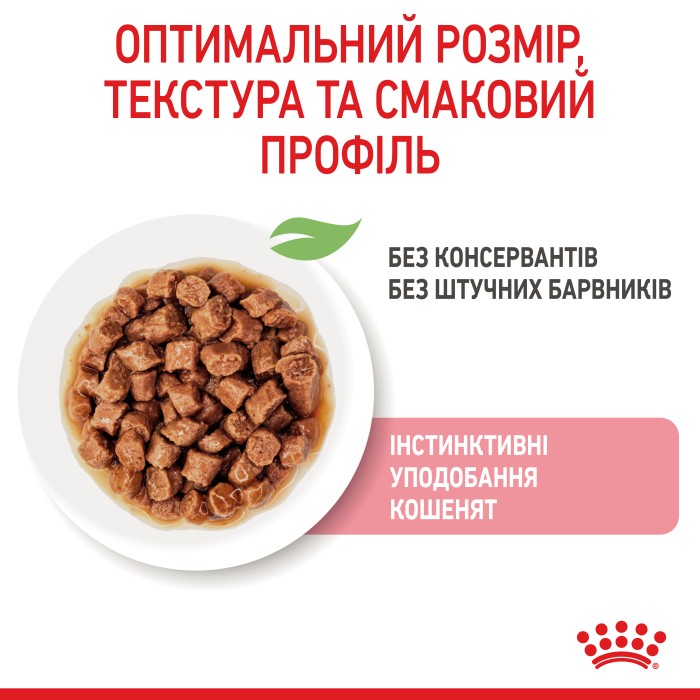 Вологий корм для кошенят ROYAL CANIN KITTEN IN GRAVY 0.085 кг 