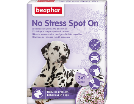 Beaphar Успокаивающие капли No Stress Spot On для собак, 3пип,  25г