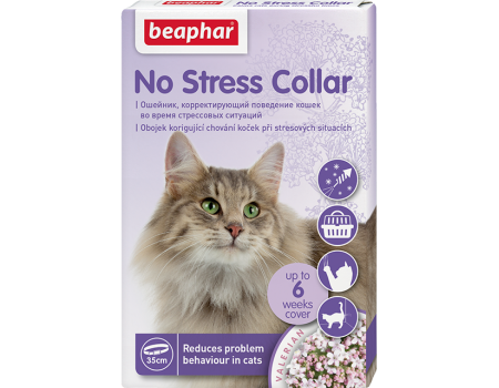 Beaphar Заспокійливий нашийник No Stress Collar для котів, 35 см