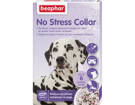 Beaphar Успокаивающий ошейник No Stress Collar для собак, 65 см