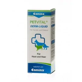 Canina PETVITAL Derm-Liguid 25ml тонік для проблемної шкіри та вовни..