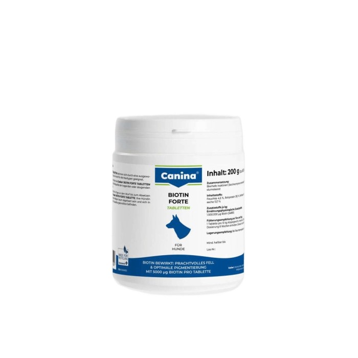 Canina Biotin forte 200g (60 таб) інтенс.курс для вовни