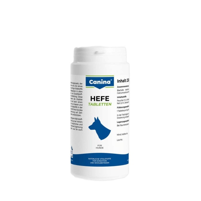 Canina Hefe 250г (310 табл) комплекс з ензимами, амін.к-тамі, віт.