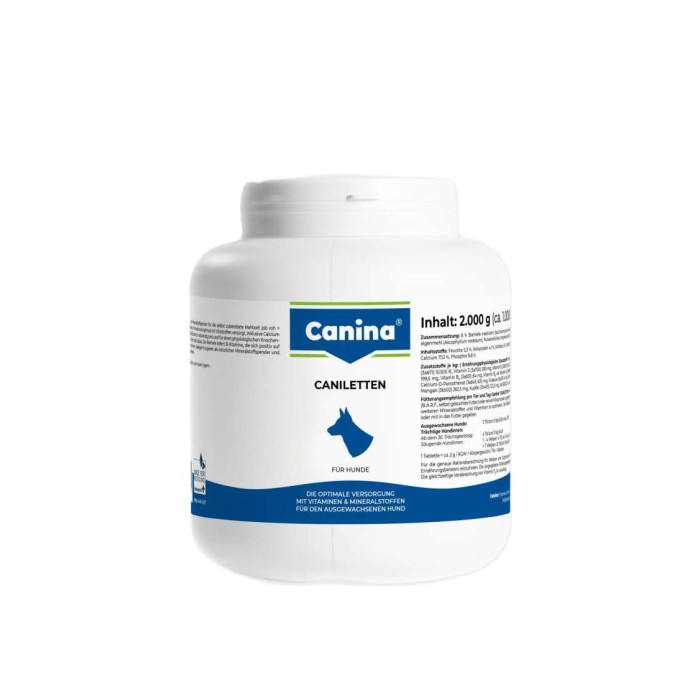 Canina Caniletten 2000г (1000 табл) комплекс для взрослых собак