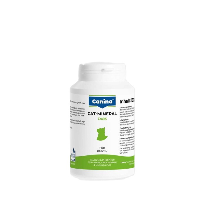 Canina Cat-Mineral Tabs 150г/(300 табл) полівітамінний комплекс.