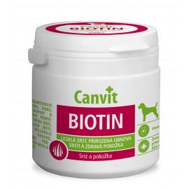 BIOTIN - CANVIT- Биотин - добавка для здоровья кожи и шерсти собак до ..