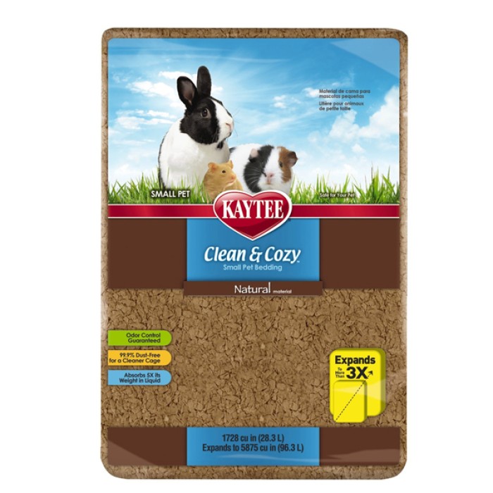 Kaytee Clean&Cozy Natural Клин&Кози ЧИСТО&УЮТНО НАТУРАЛ подстилка для грызунов, целлюлоза , 8.2 л.