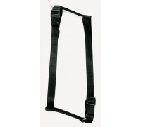 Coastal Nylon Adjustable шлей для собак, нейлон, чорний, 2,5 см.Х66-97..